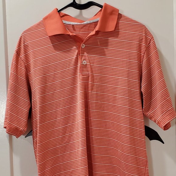 Adidas Men's S/M Coral Polo - Picture 1 of 3